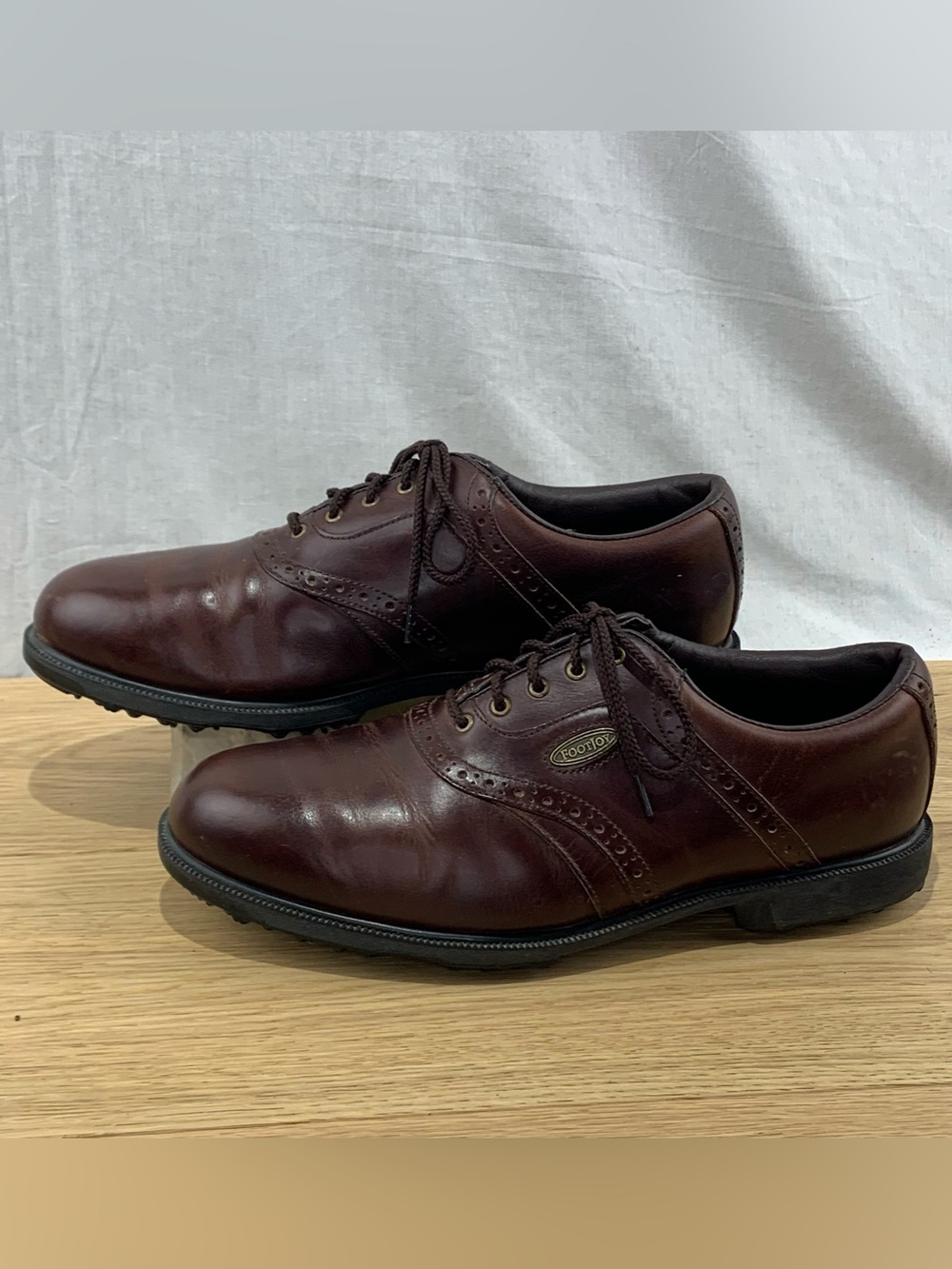 Footjoy Men’s Size 11M Brown Soft Spike Golf Shoes